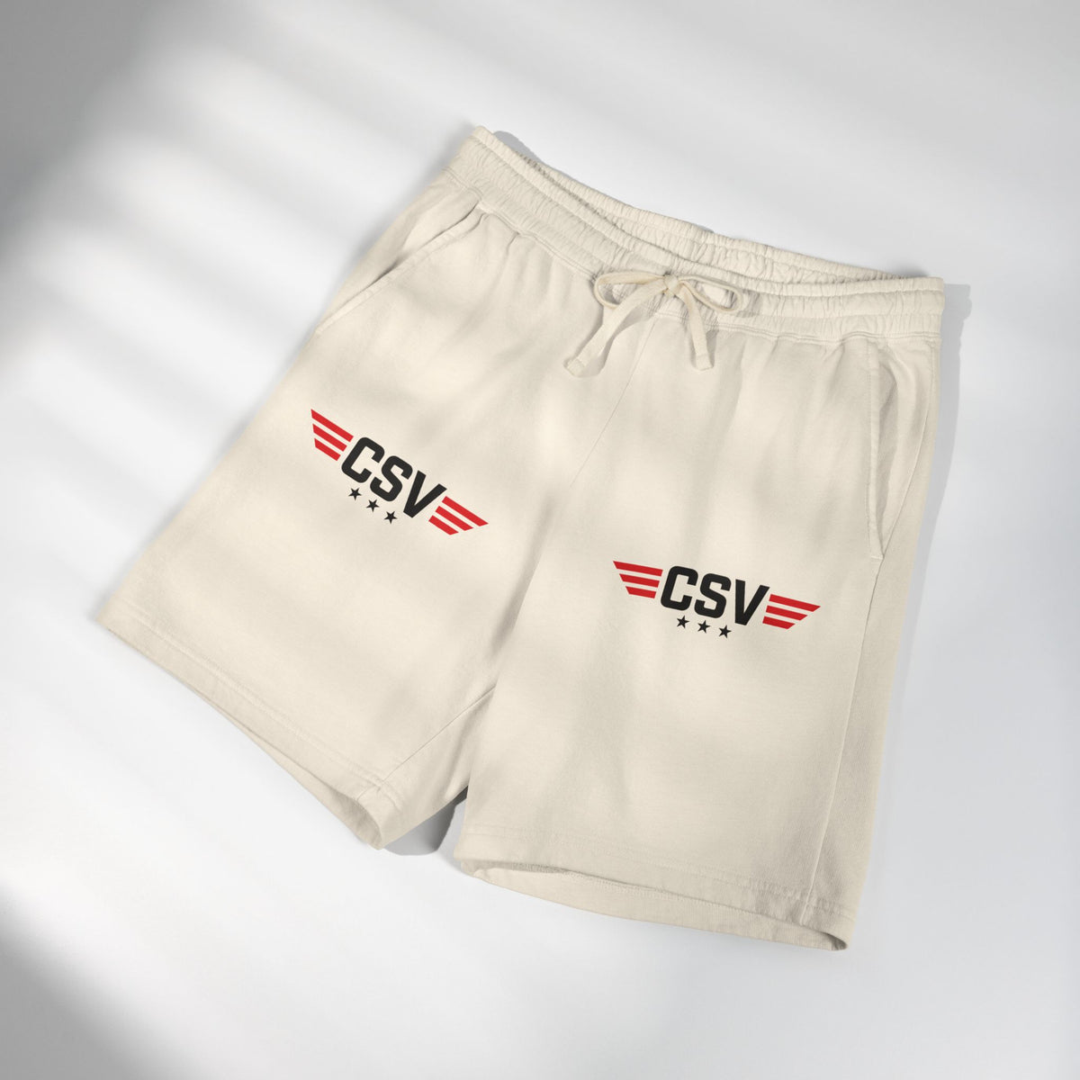 Unisex Garment-Dyed Lightweight Fleece Sweat Shorts