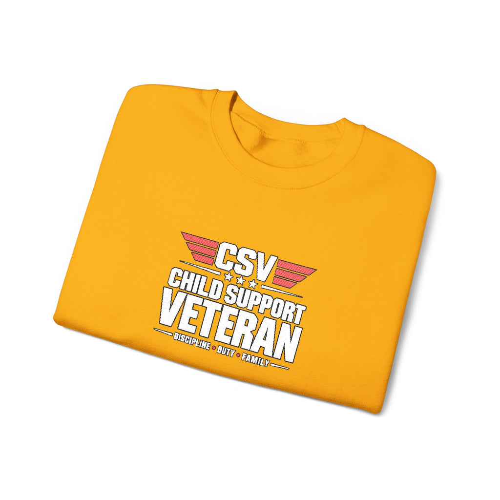 Veteran Dad Sweatshirt — Distressed USA Proud Veteran Crewneck