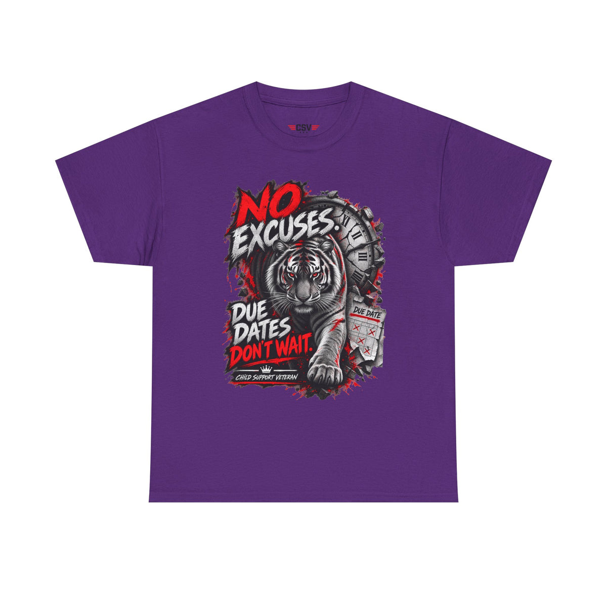 NO EXCUSES Unisex Heavy Cotton Tee