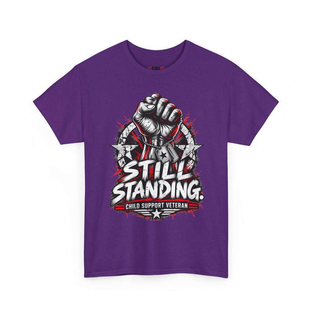 Still Standing Child Support Veteran T‑Shirt