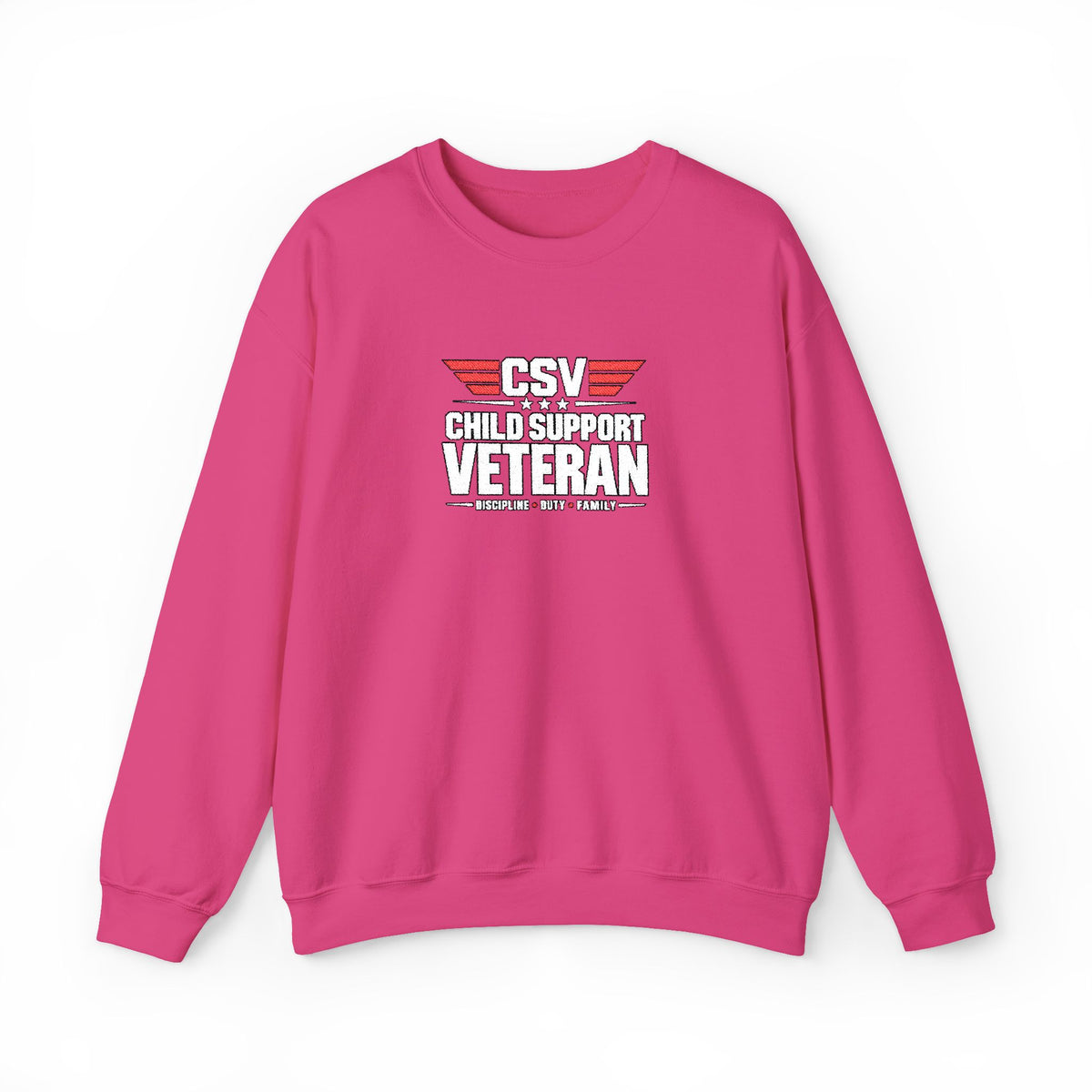 Veteran Dad Sweatshirt — Distressed USA Proud Veteran Crewneck