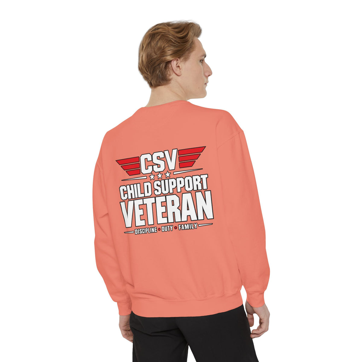 Child Support Veteran Sweatshirt – “My Dad Is A Child Support Veteran” Patriotic Crewneck