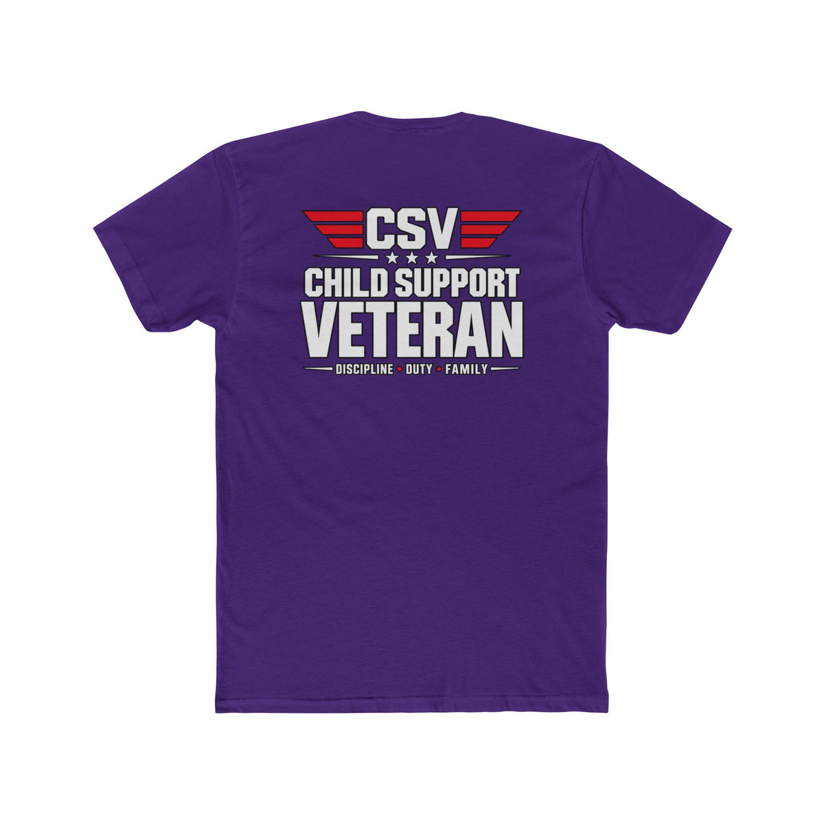 Still Standing Child Support Veteran T-Shirt — Patriotic CSV Tee