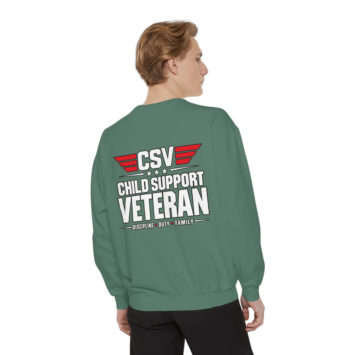 Child Support Veteran Sweatshirt – “My Dad Is A Child Support Veteran” Patriotic Crewneck