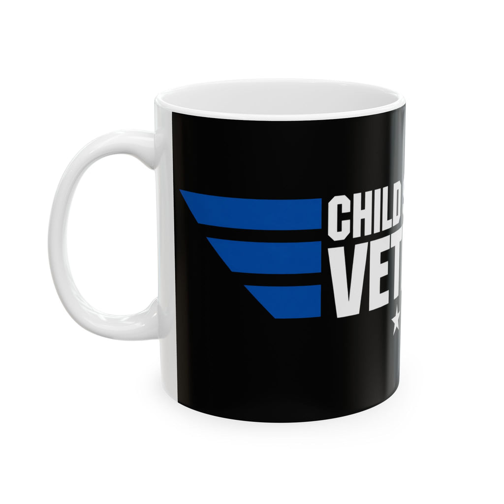 Child Support Veteran Mug — Military Pride Ceramic Coffee Cup (11oz & 15oz)