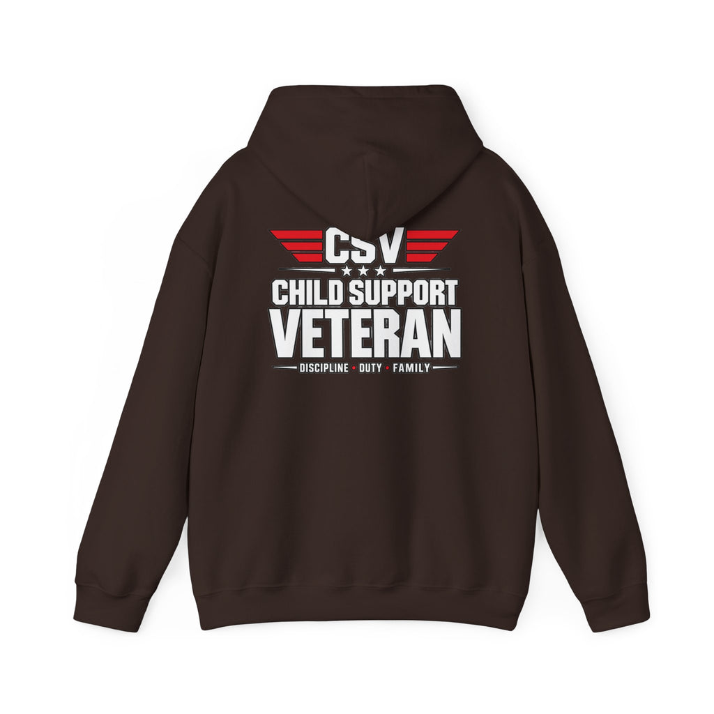 Child Support Veteran Hoodie — Patriotic Military-Inspired Sweatshirt