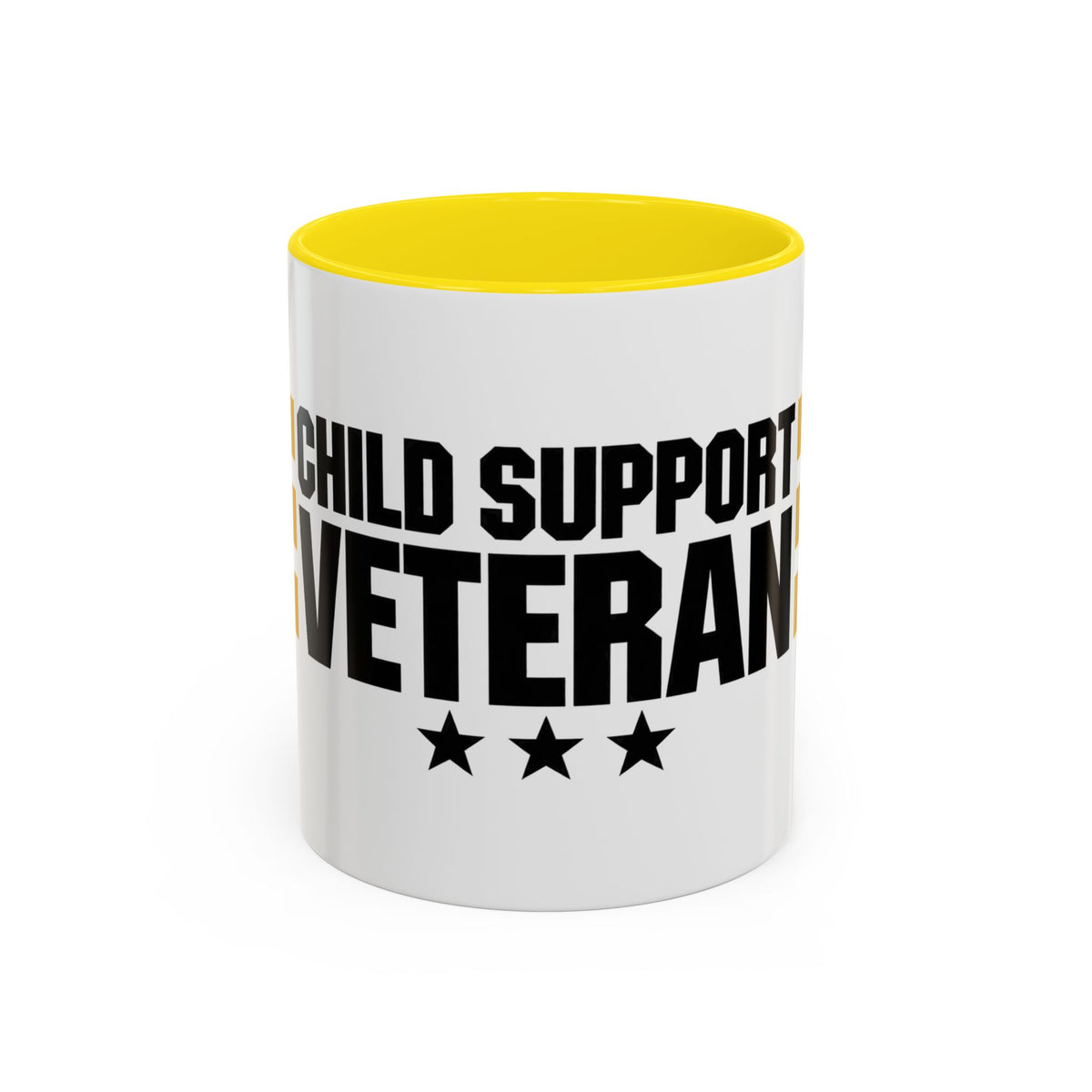 Veteran Support Coffee Mug – “Child Support Veteran” Accent Ceramic Mug