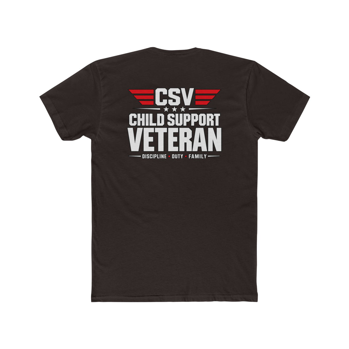 Still Standing Child Support Veteran T-Shirt — Patriotic CSV Tee