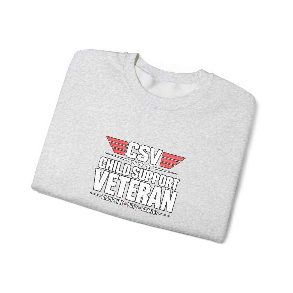Veteran Dad Sweatshirt — Distressed USA Proud Veteran Crewneck