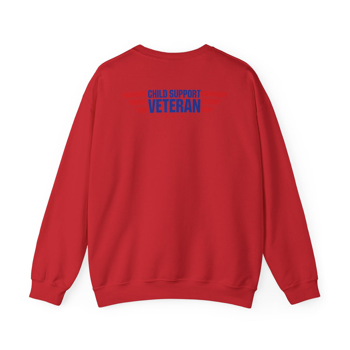 Crewneck Sweatshirt — Child Support Veteran Lion Graphic