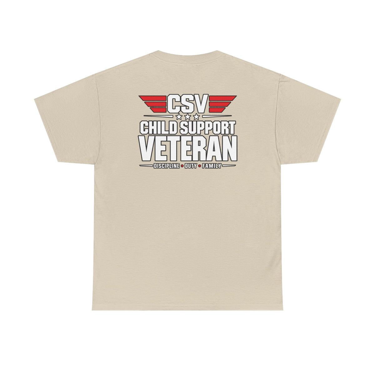Still Standing Child Support Veteran T‑Shirt