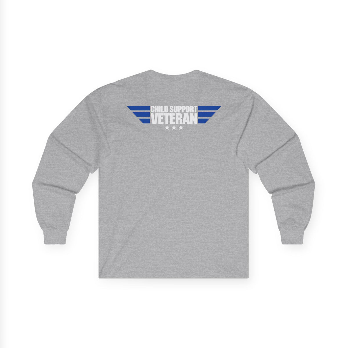 Long Sleeve Tee — Vintage Eagle Graphic “CSV” Patriotic Military Vibe