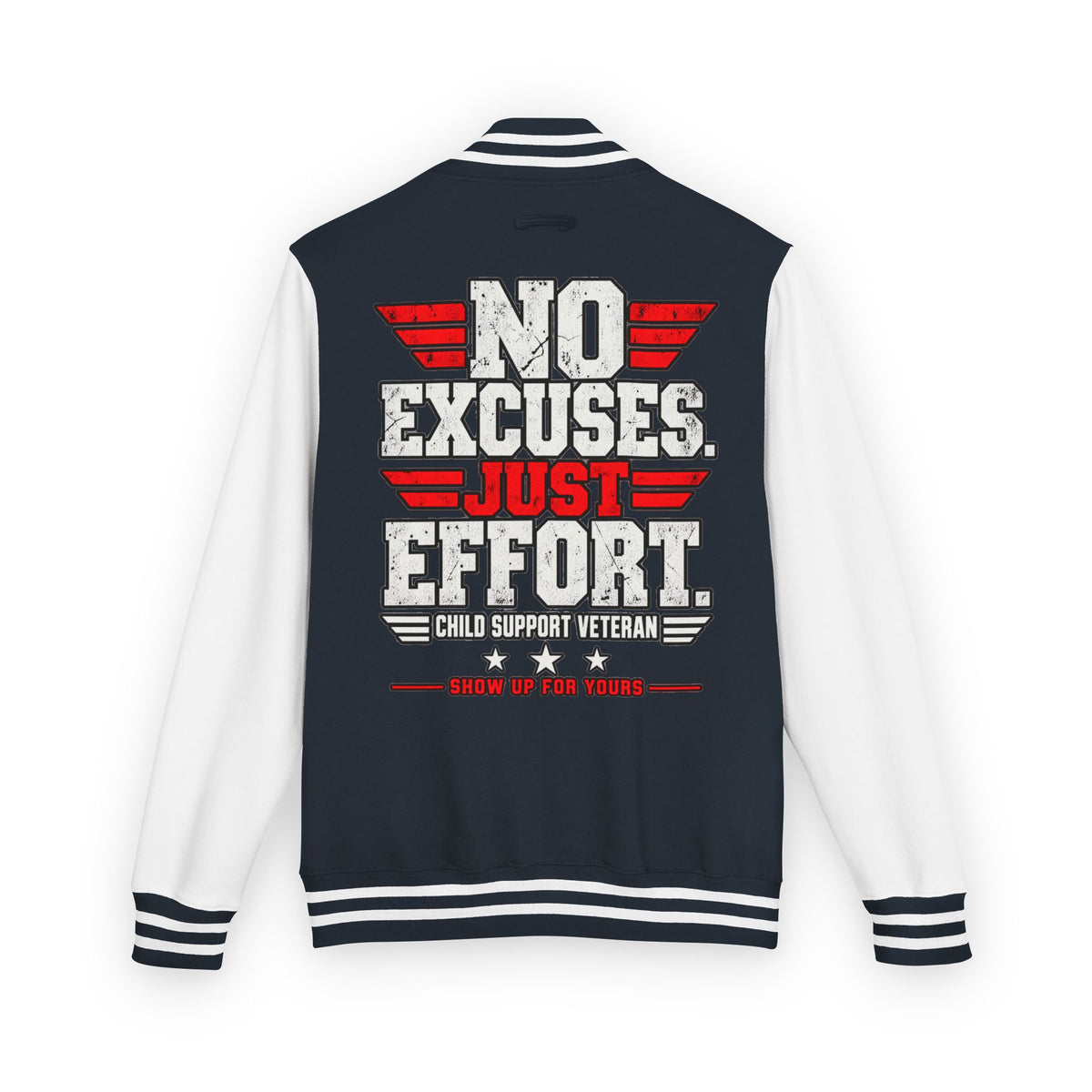 Letterman Jacket — “No Excuses. Just Effort.” CSV Pride