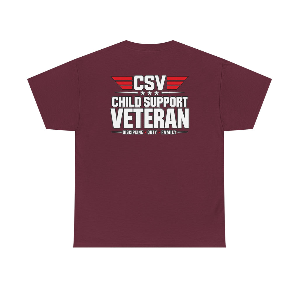 Still Standing Child Support Veteran T‑Shirt