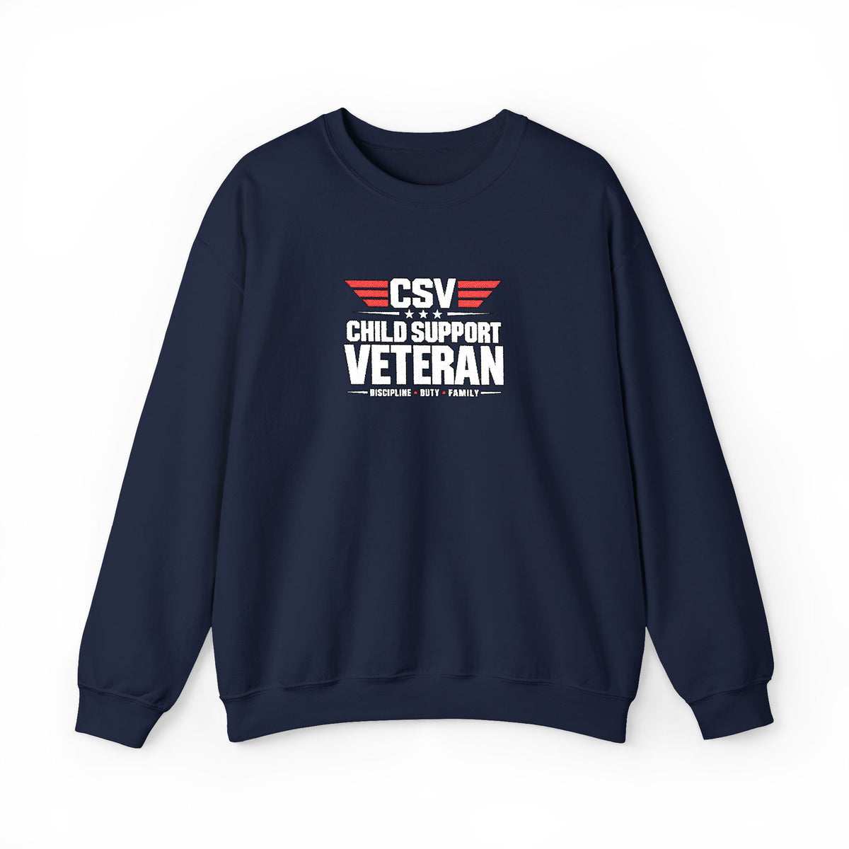 Veteran Dad Sweatshirt — Distressed USA Proud Veteran Crewneck