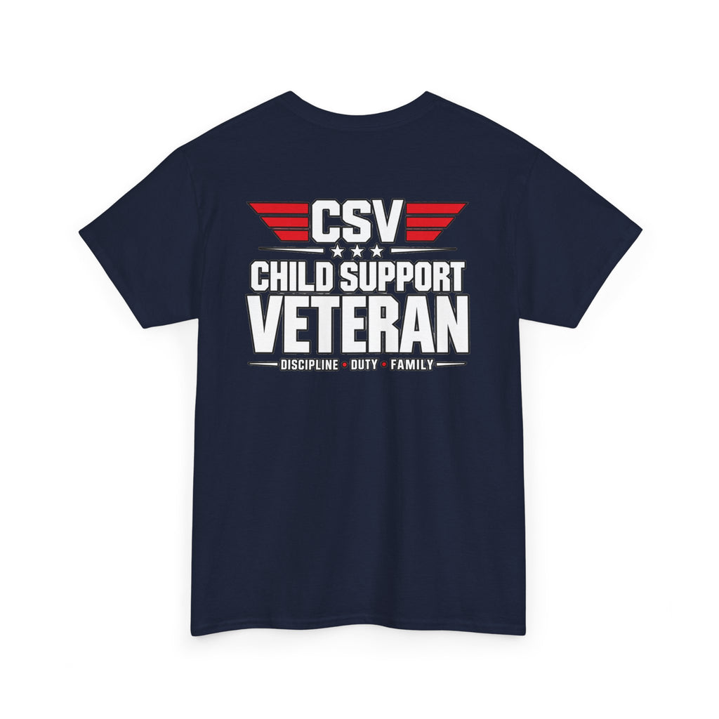 quiet strength, steady presence T-Shirt – Child Support Veteran Tribute Tee