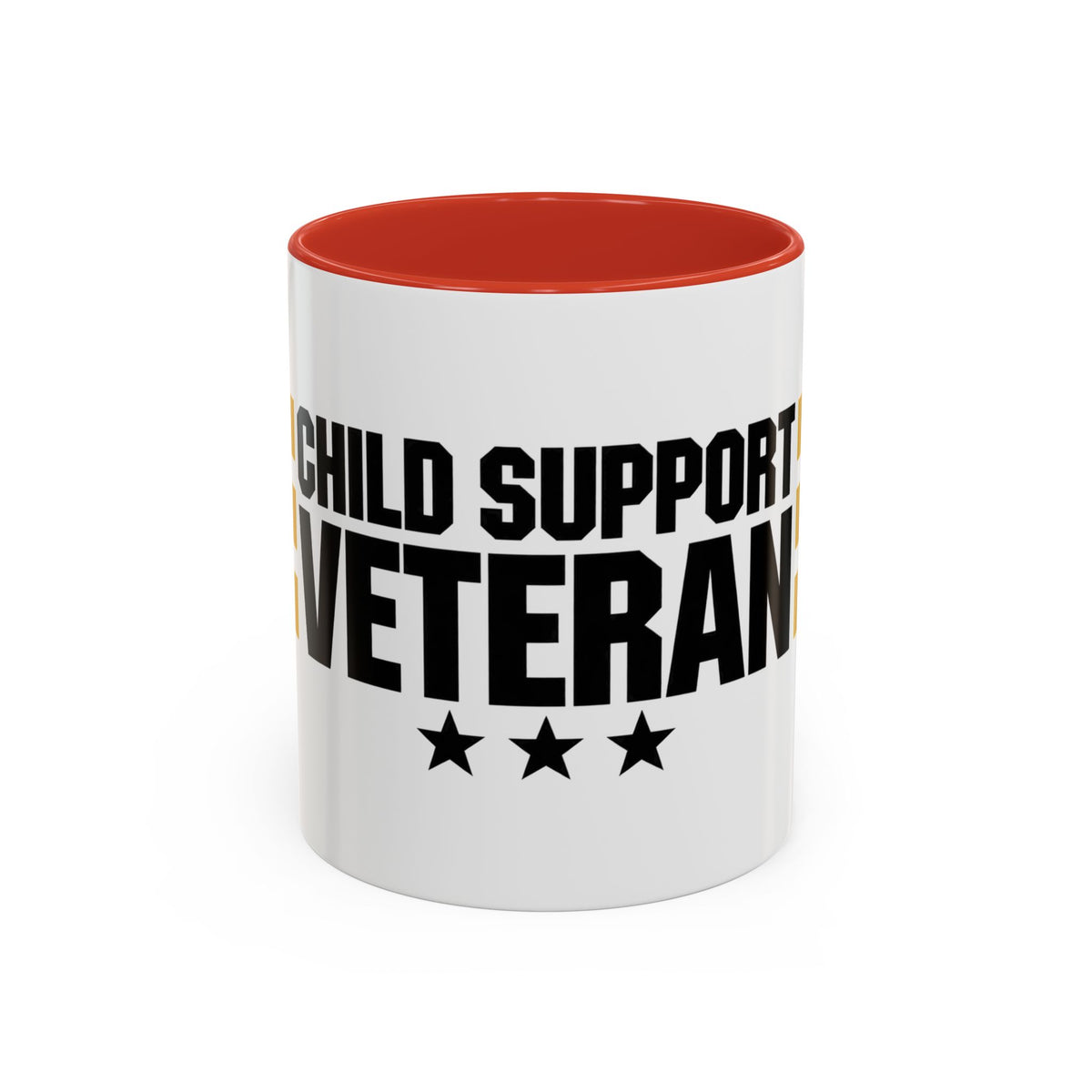 Veteran Support Coffee Mug – “Child Support Veteran” Accent Ceramic Mug