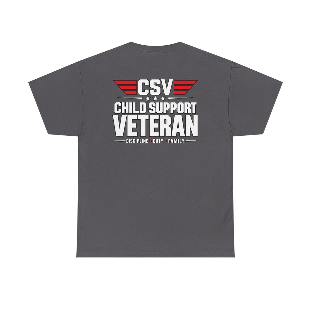 Present Matters T-Shirt – Child Support Veteran Tribute Tee