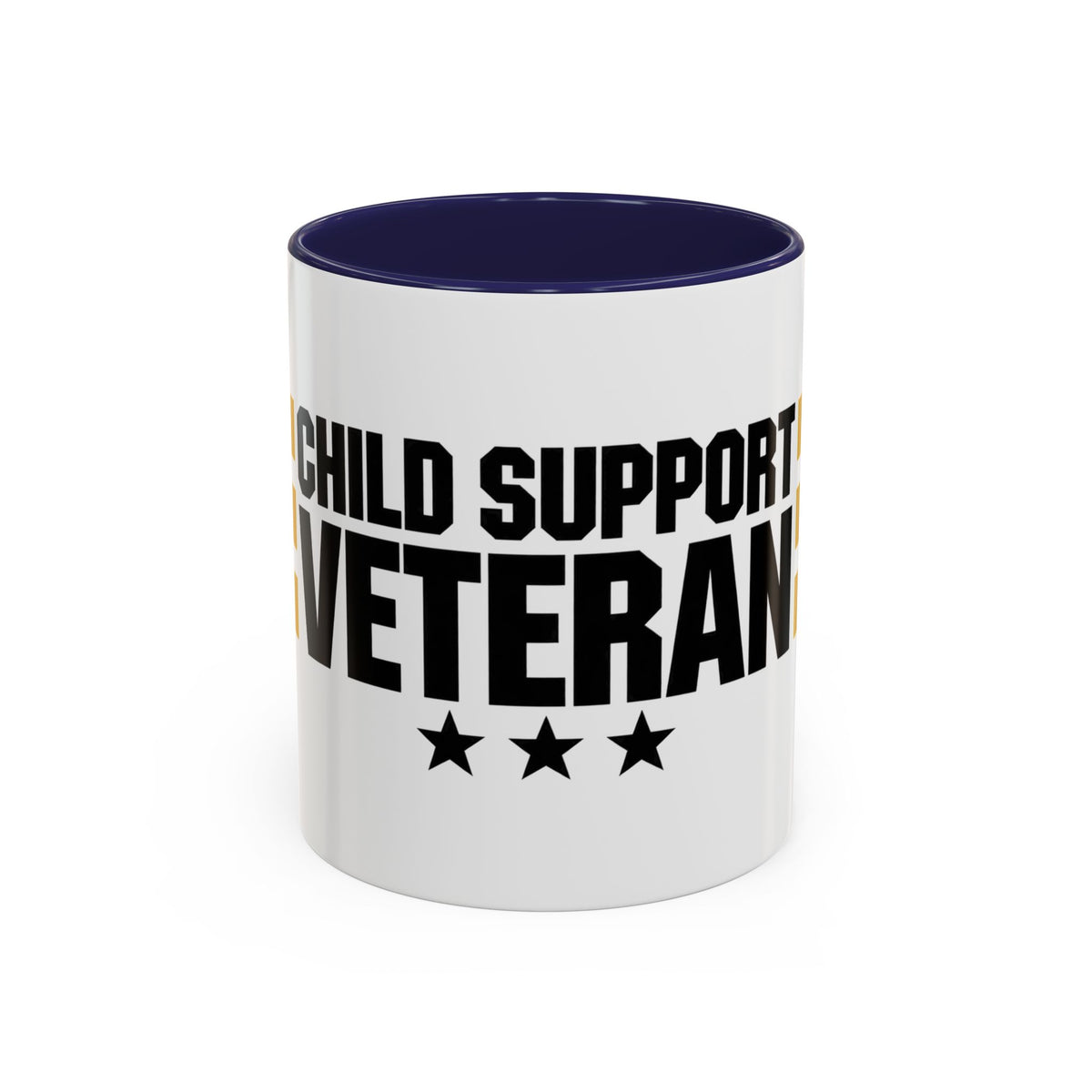 Veteran Support Coffee Mug – “Child Support Veteran” Accent Ceramic Mug