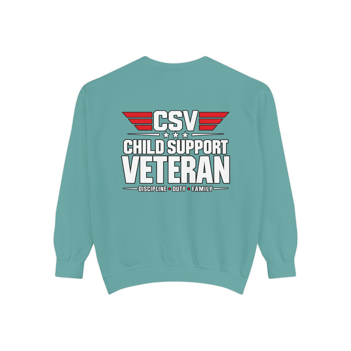 Child Support Veteran Sweatshirt – “My Dad Is A Child Support Veteran” Patriotic Crewneck
