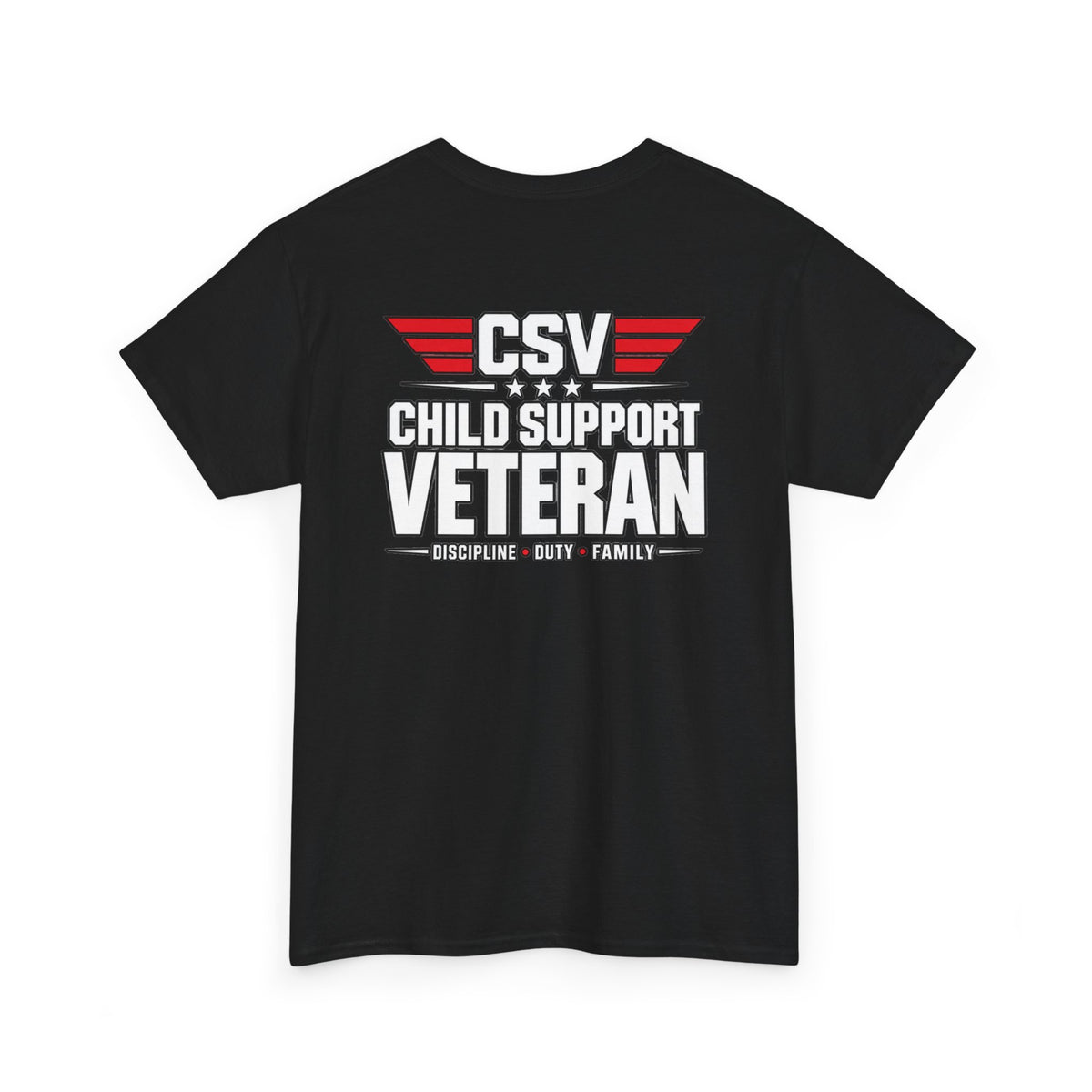 Child Support Veteran T-Shirt — "I Pay, I Pray, I Stay" Patriotic Military Support Tee
