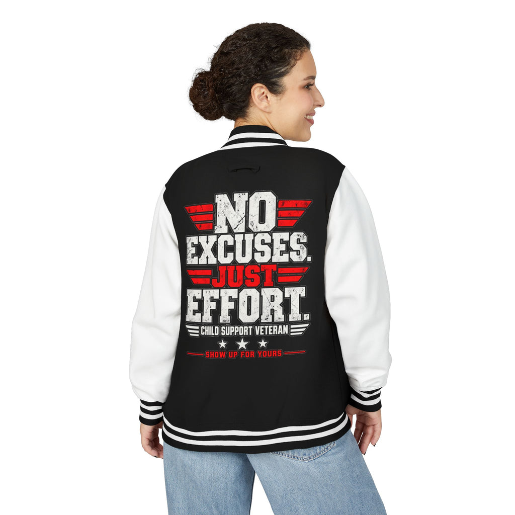 Letterman Jacket — “No Excuses. Just Effort.” CSV Pride