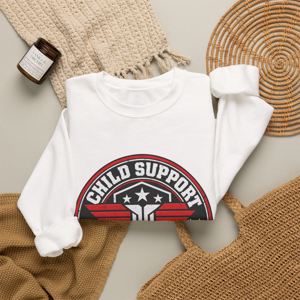 Child Support Veteran Crewneck Sweatshirt — CSV Emblem Pullover