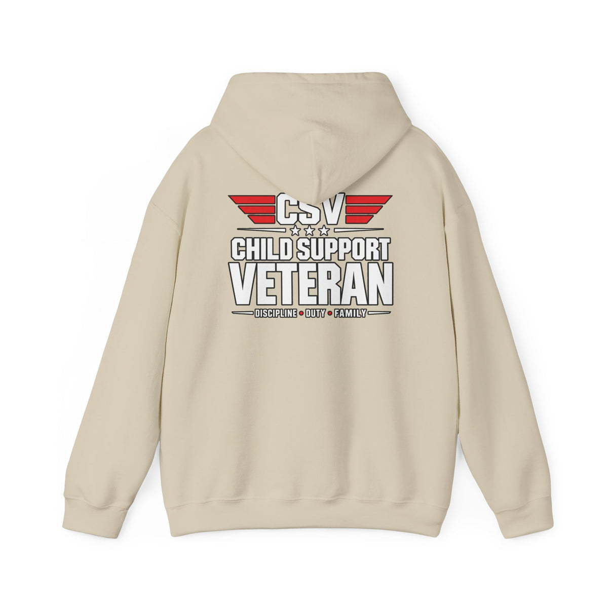 Child Support Veteran Hoodie — Patriotic Military-Inspired Sweatshirt