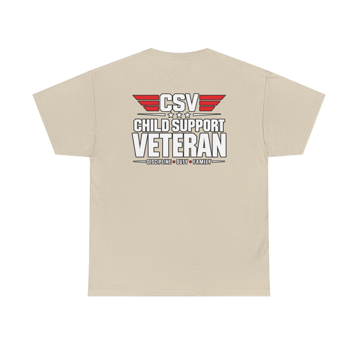 Child Support Veteran T-Shirt — "I Pay, I Pray, I Stay" Patriotic Military Support Tee