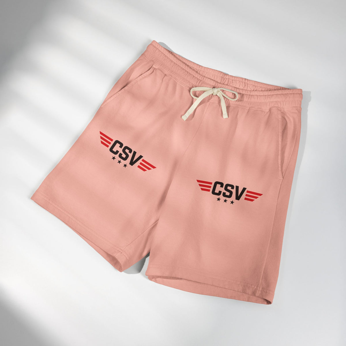 Unisex Garment-Dyed Lightweight Fleece Sweat Shorts