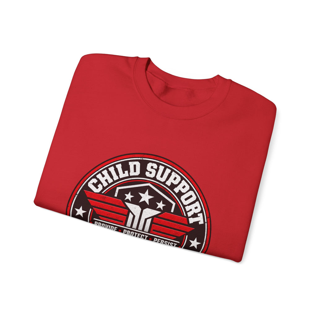 Child Support Veteran Crewneck Sweatshirt — CSV Emblem Pullover