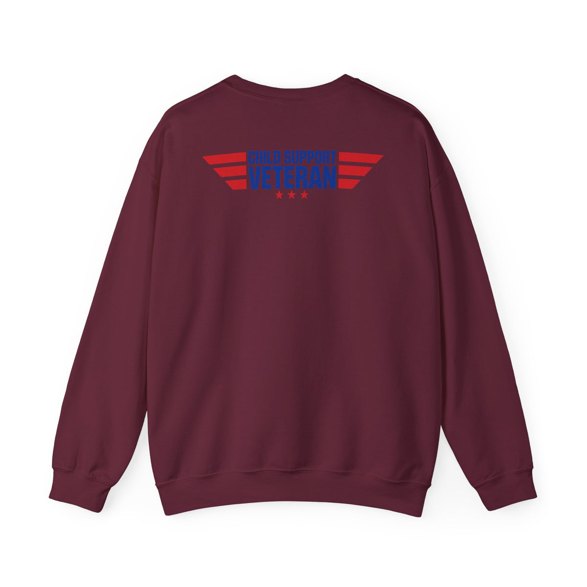 Crewneck Sweatshirt — Child Support Veteran Lion Graphic