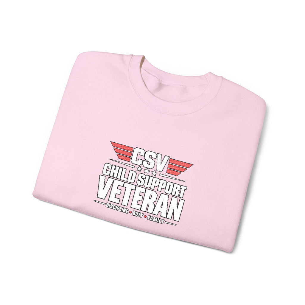 Veteran Dad Sweatshirt — Distressed USA Proud Veteran Crewneck