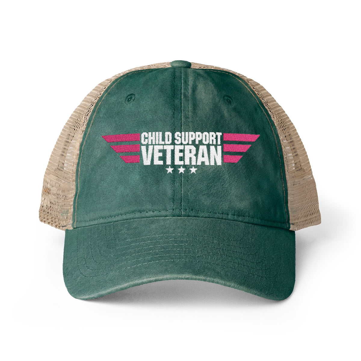 Women's Washed Mesh-Back Cap