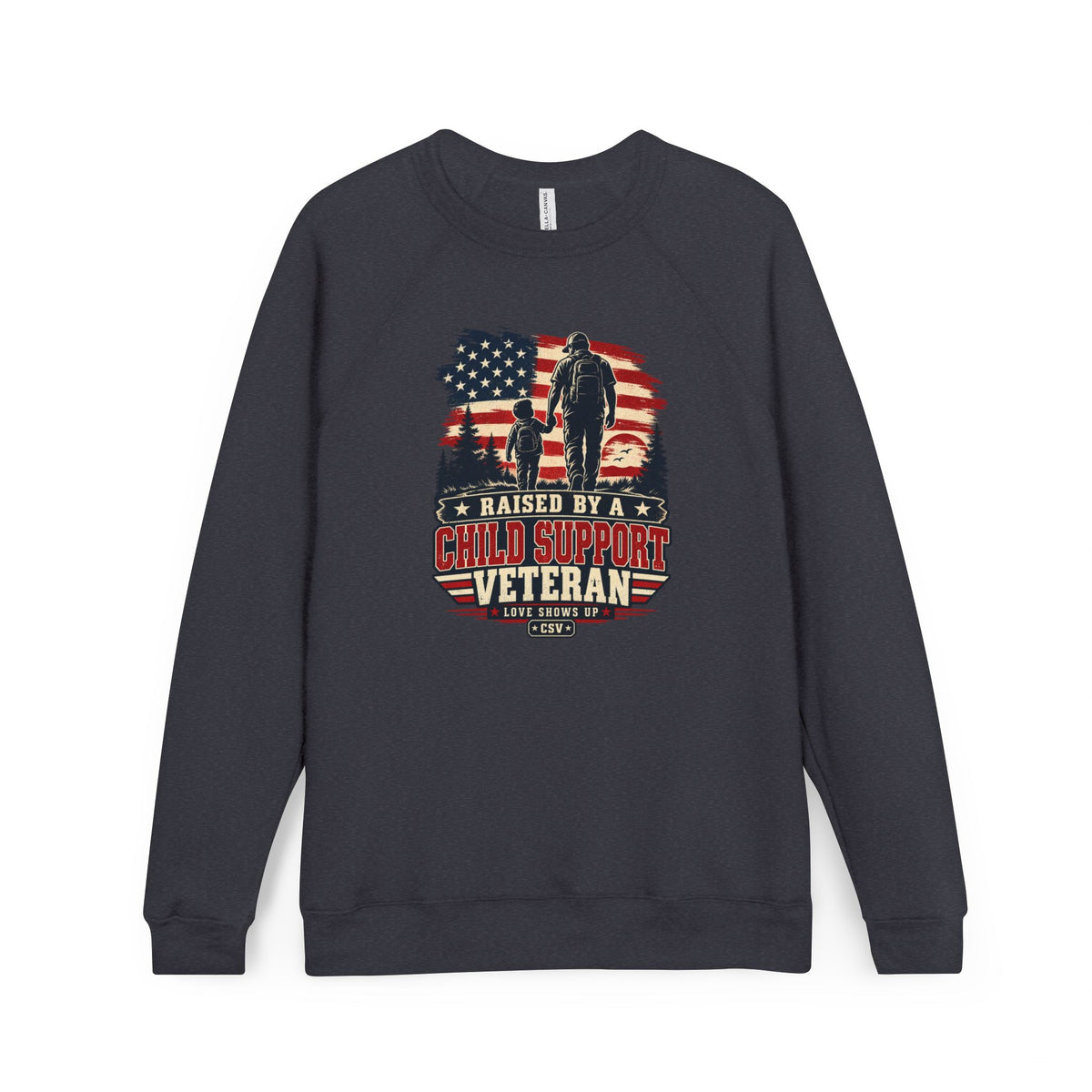 Unisex Sponge Fleece Raglan Sweatshirt