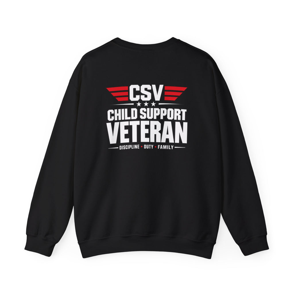 Present Matters Crewneck — Child Support Veteran Sweatshirt