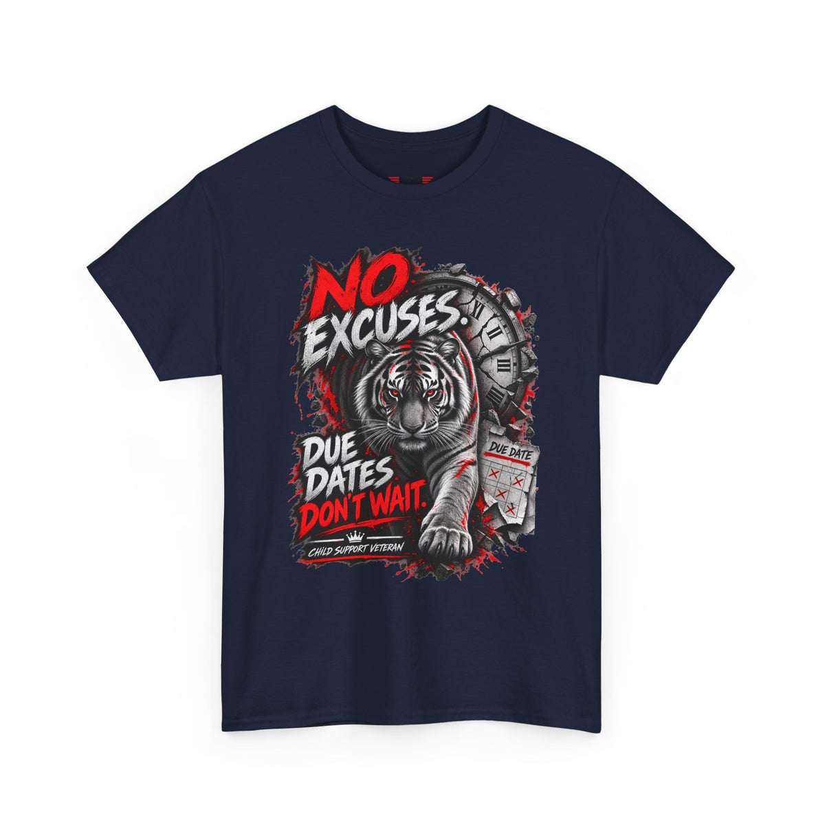 NO EXCUSES Unisex Heavy Cotton Tee
