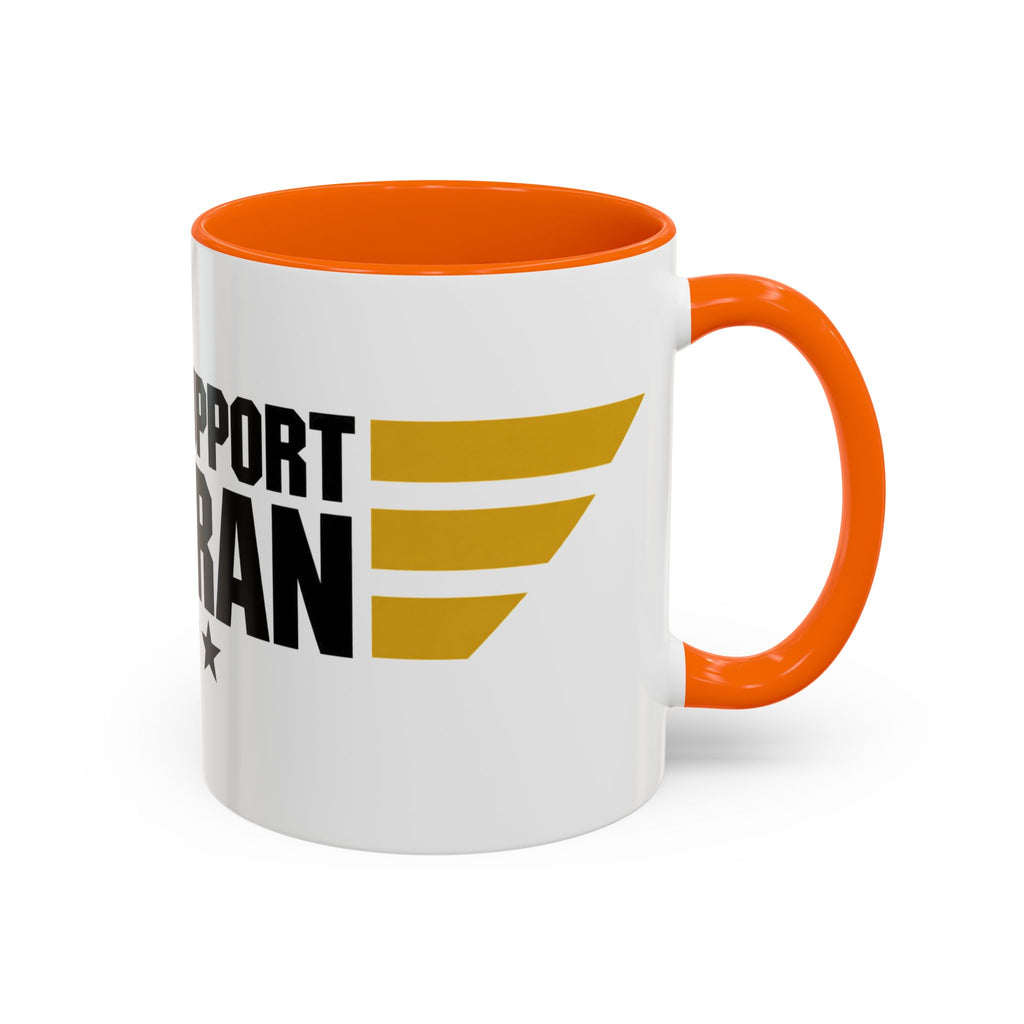 Veteran Support Coffee Mug – “Child Support Veteran” Accent Ceramic Mug