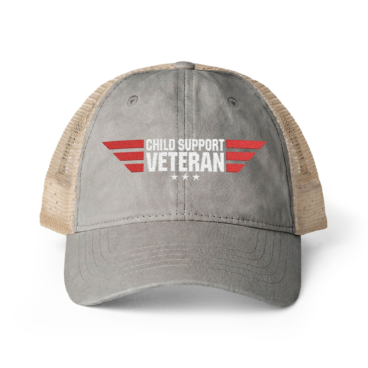 Women's Washed Mesh-Back Cap