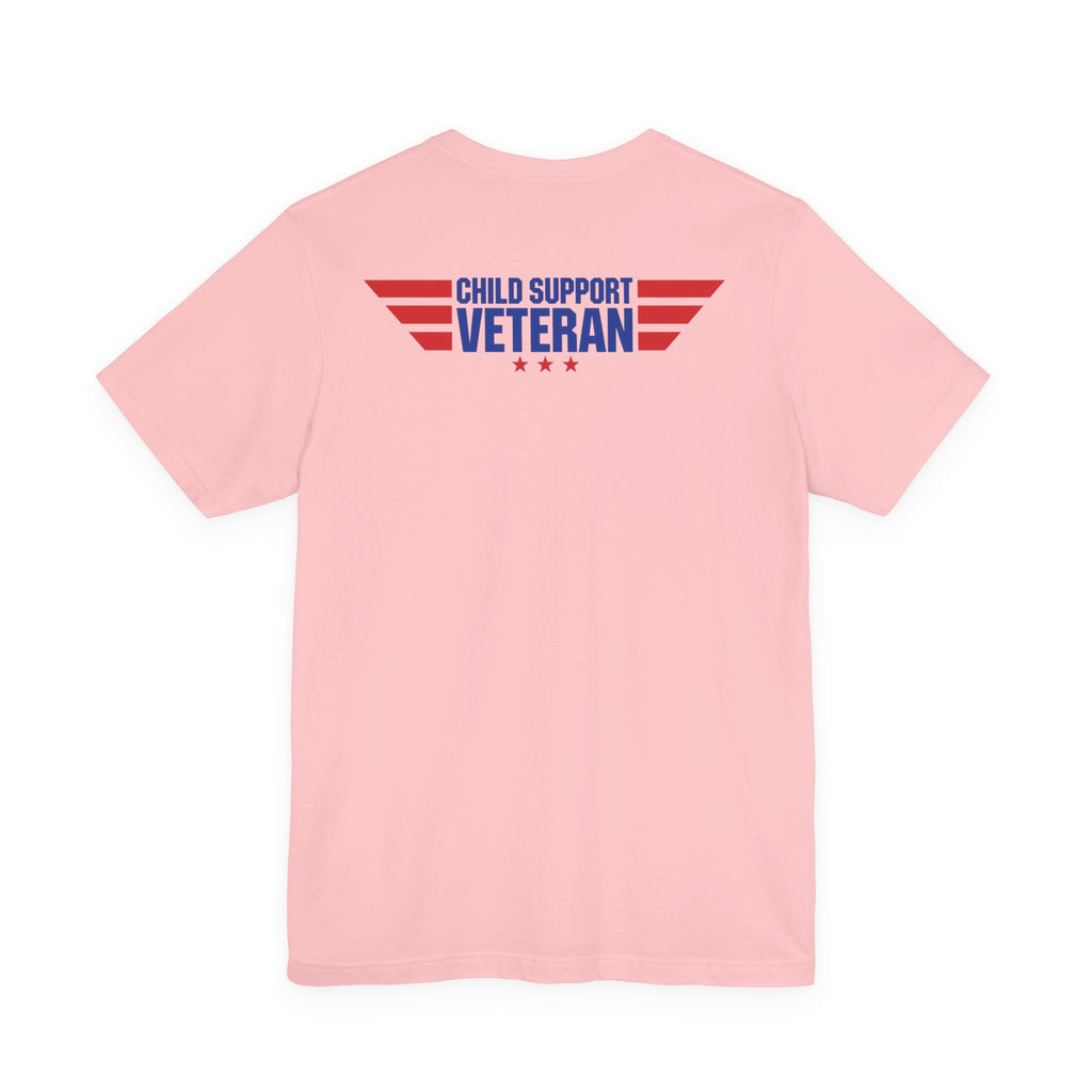 Child Support Veteran T-Shirt — "Still Standing, Still Providing" Patriotic Tee