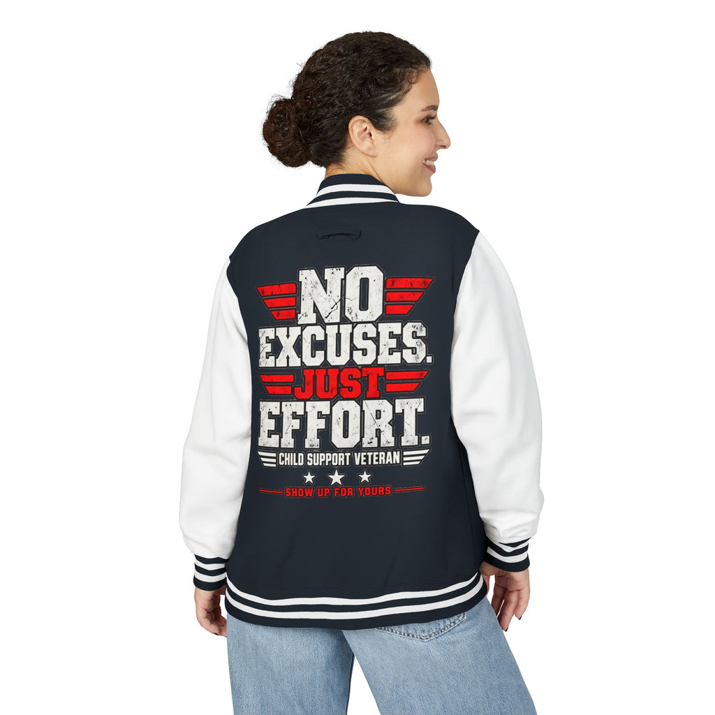 Letterman Jacket — “No Excuses. Just Effort.” CSV Pride