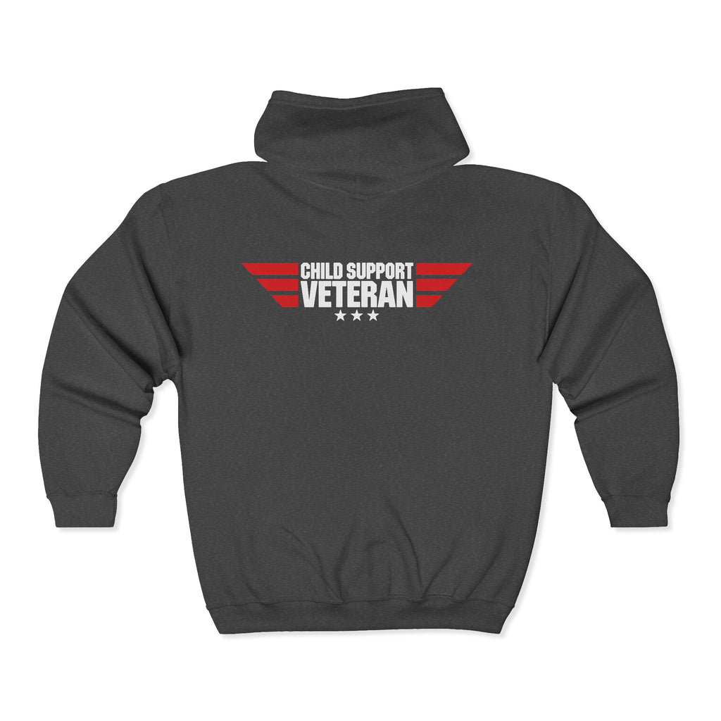 CSAF Support Veteran Zip Hoodie – "Civil Support Veteran (CSV)" Military Tribute