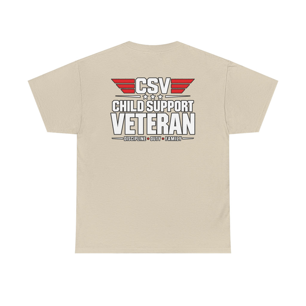 quiet strength, steady presence T-Shirt – Child Support Veteran Tribute Tee