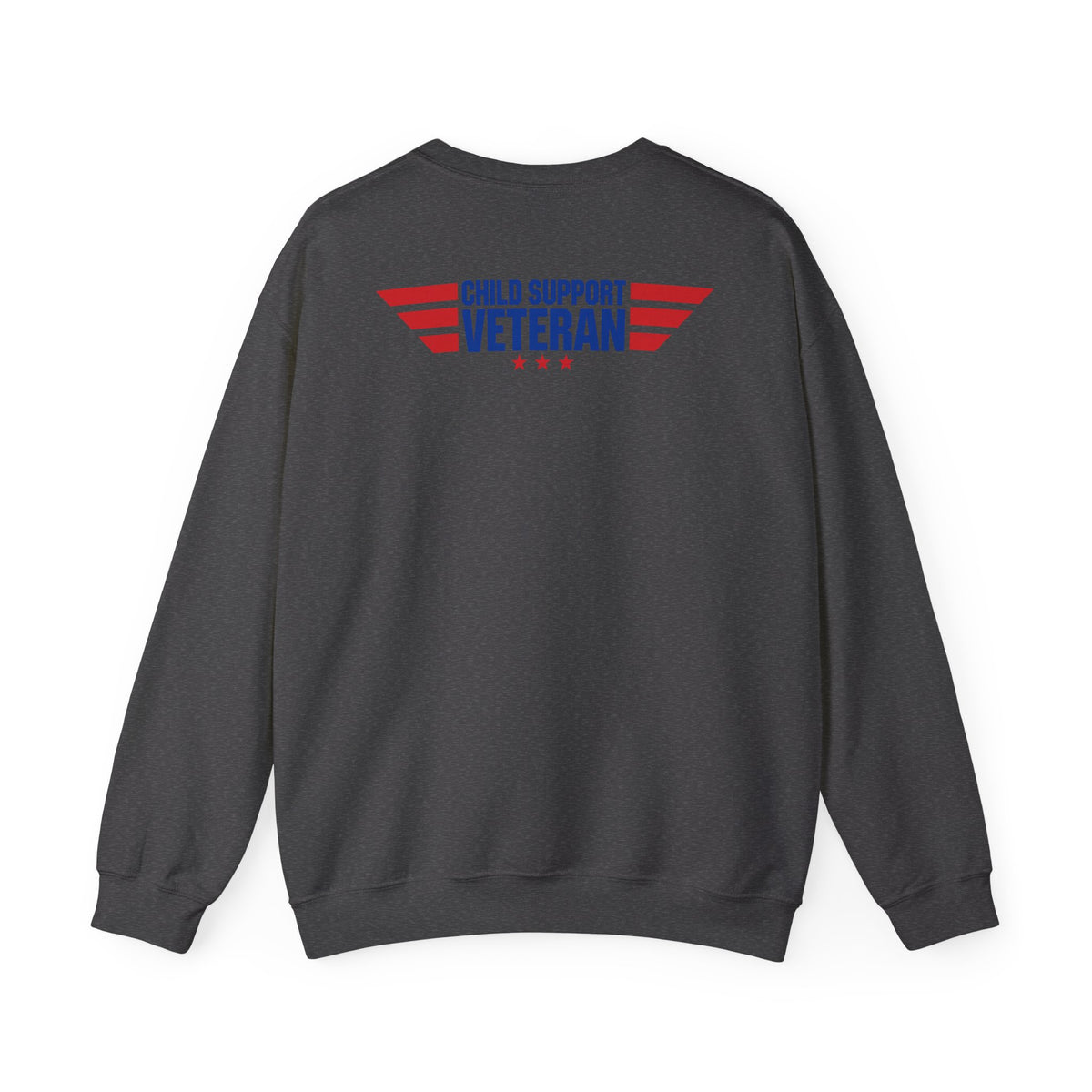 Crewneck Sweatshirt — Child Support Veteran Lion Graphic