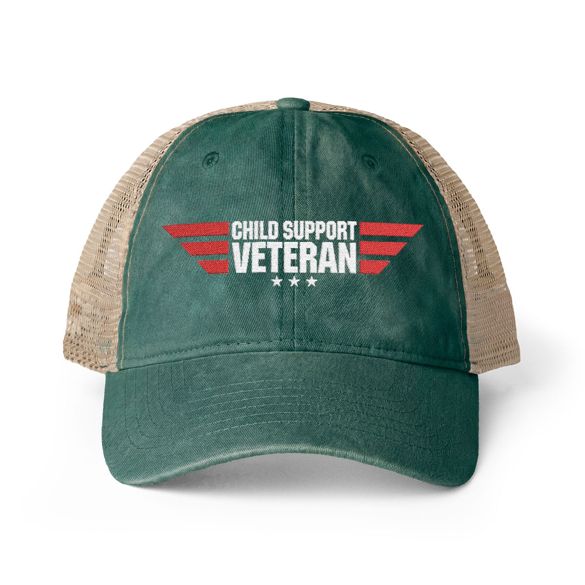 Women's Washed Mesh-Back Cap