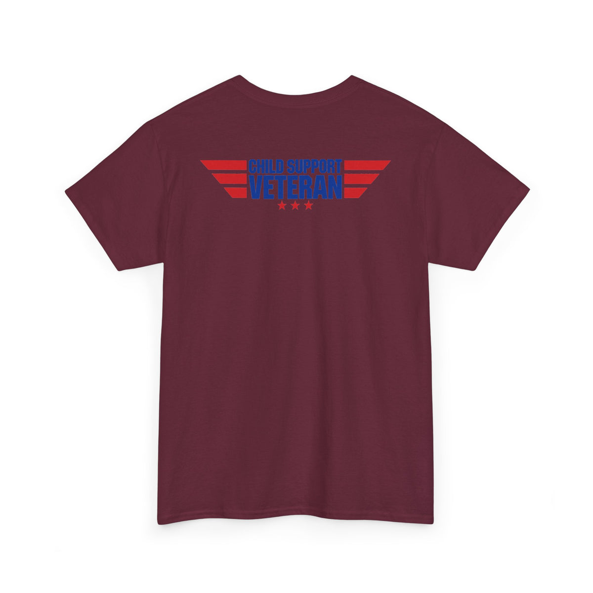Raised By A Child Support Veteran T‑Shirt – Patriotic Military Tribute Tee