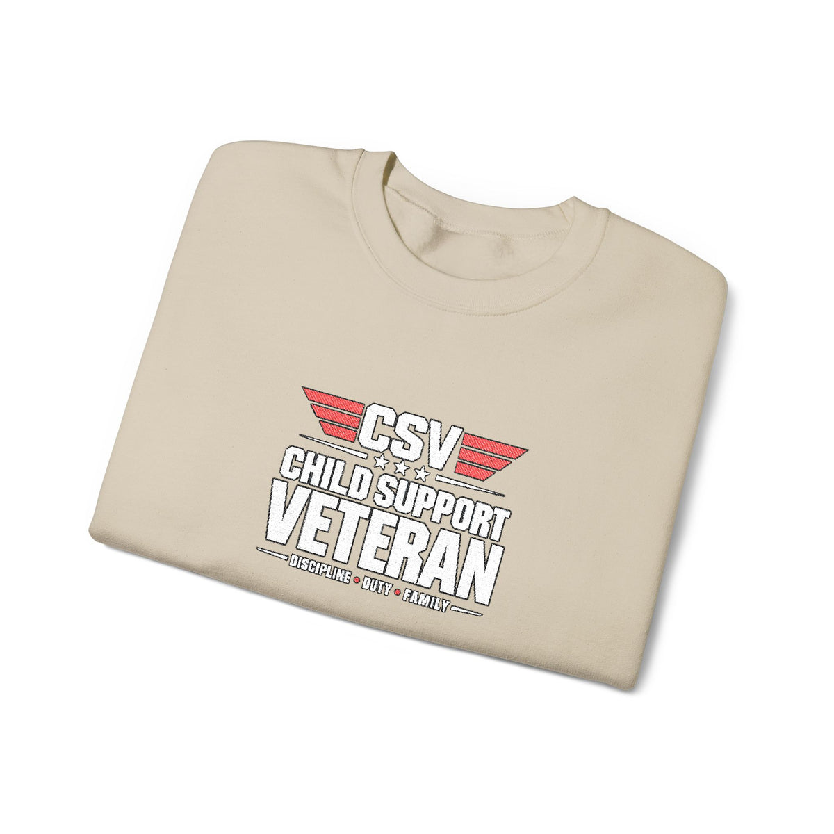 Veteran Dad Sweatshirt — Distressed USA Proud Veteran Crewneck