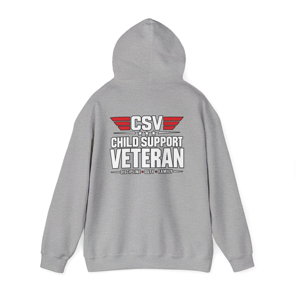 Child Support Veteran Hoodie — Patriotic Military-Inspired Sweatshirt