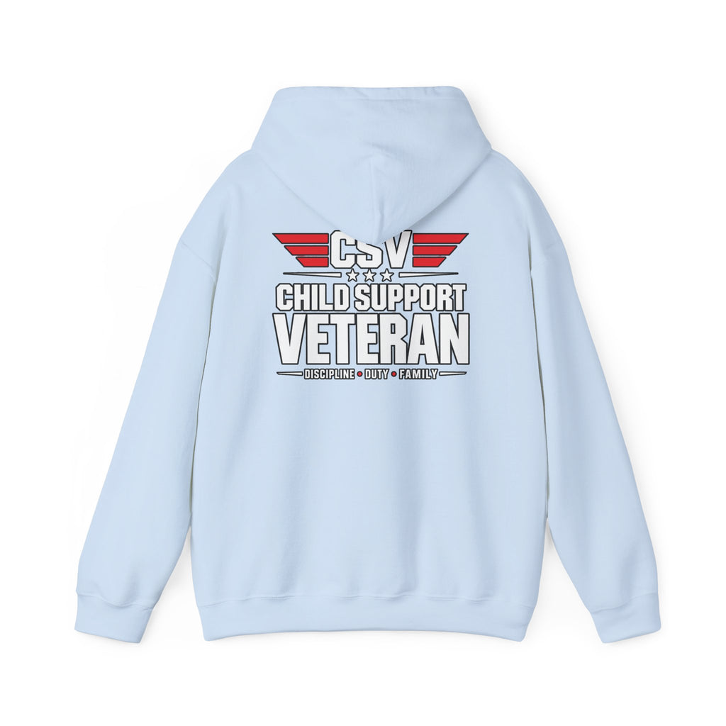 Child Support Veteran Hoodie — Patriotic Military-Inspired Sweatshirt