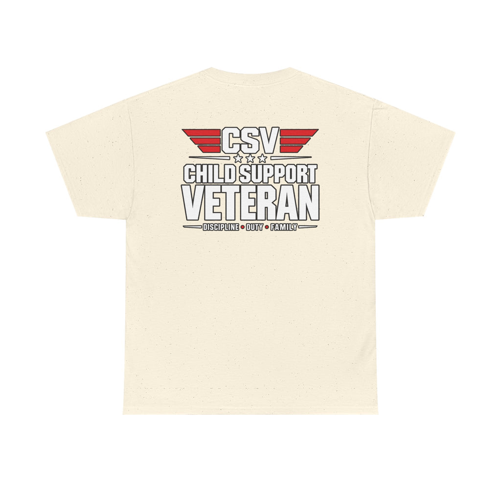 quiet strength, steady presence T-Shirt – Child Support Veteran Tribute Tee